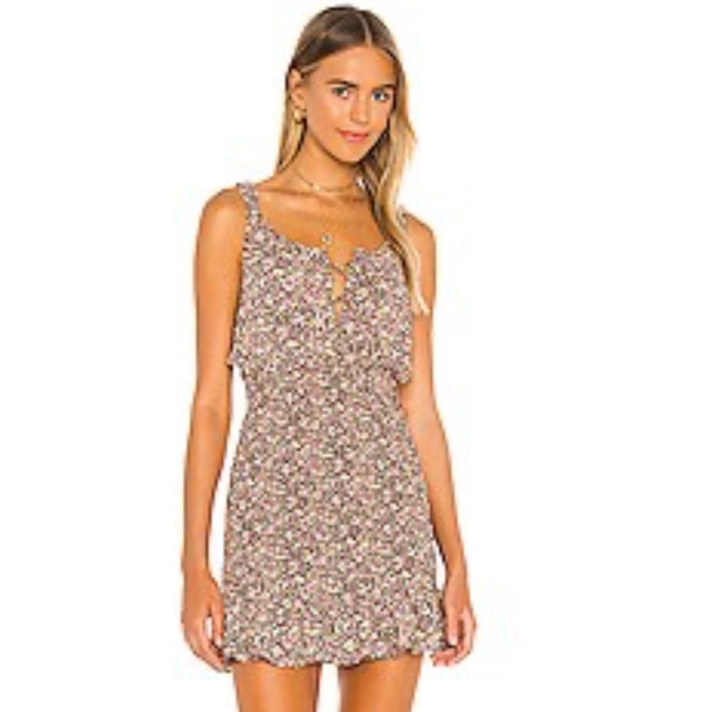 Ruffle Strap Smocked Skirt Dress